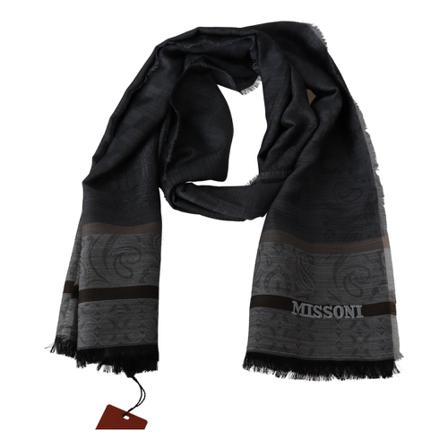 Missoni Scarf , Zwart , Heren , Maat: ONE Size Sjaals
