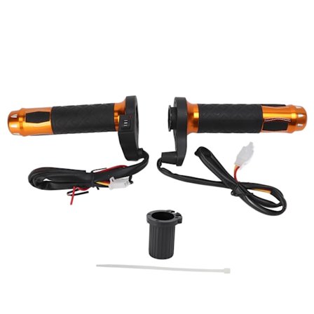 2 kpl 22mm/0,87 tuuman sähkölämmitteinen kahva, alumiiniseos, talvi, käsienlämmitin moottoripyörän ohjaustankoon 12V-14V kulta