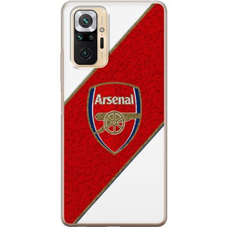 Kompatibelt Mobilskal till Xiaomi Xiaomi Redmi Note 10 Pro Moschino Toy teddybjörn med enkel tecknad design, brun björn med vit tröja och tydlig lo