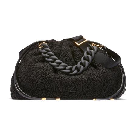 N21, Handbag Zwart, Dames, Maat:ONE Size