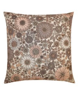 Pudebetræk Alva floral Fersken