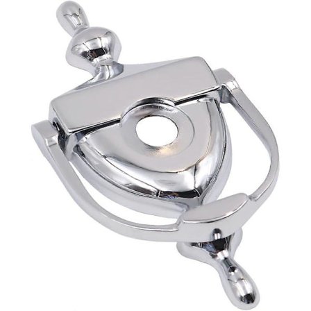 Dørhammer med spionhul, moderne minimalistisk sikkerhedsdørhammer - Sølv