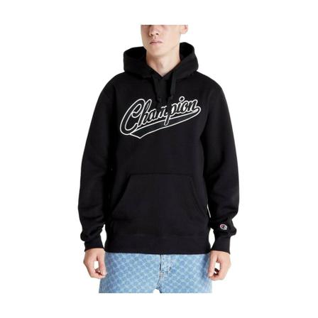 Champion, Champion bluza męska Hooded Sweatshirt 217886.Kk 001 Czarny, Mężczyzna, Rozmiar: XL