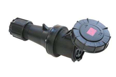 Garo S263-6 S+B Skarvuttag för scen och arena, 63A, 6 h 3-polig, blå, Anslutningsdon & kablar