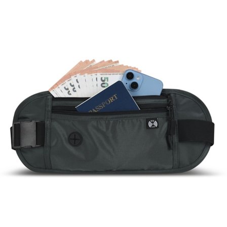 Midjepakke Pengebelte BLÅ GRÅ BLÅ GRÅ