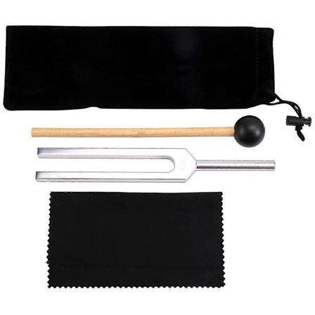 432 Hz Stemmegaffel til Lydhelbredelsesterapi og Yoga 423hz Aluminiumlegering Stemmegaffel Sølv