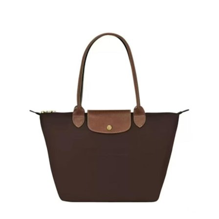 Longchamp Le Pliage Stor Skulderveske Brun Stor