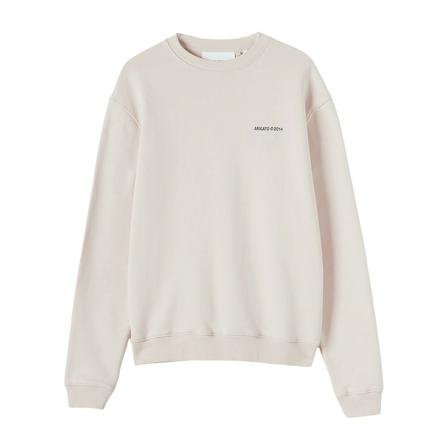 Axel Arigato, Monogram Sweatshirt Beige, Heren, Maat:M