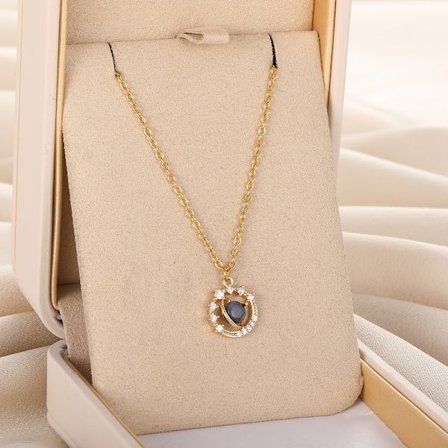 Flyg- och rymdsmycken Yttre rymden Månstjärna Flerfärgat stenhalsband Astronaut Exploreing Planet Hängsmycke Kvinnor Barn