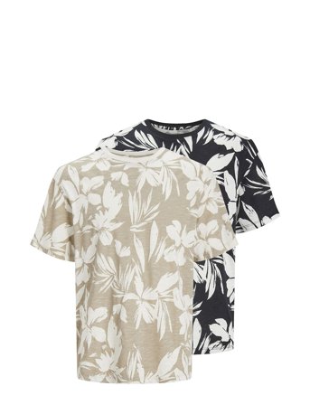 Jack & Jones | Jjejeff Aop Tee Ss 2Pk Mp | S