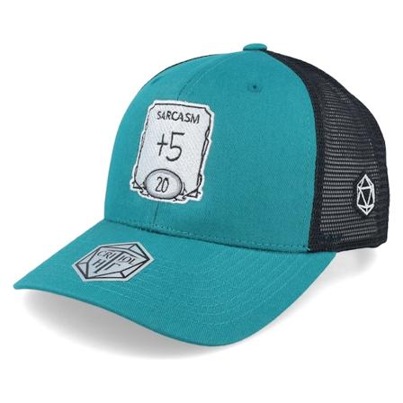 Critiql Hit - Blu trucker Cappellino - Sarcasm Ability Darkest Teal/Black Trucker @ Hatstore