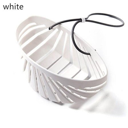 Avløpspose Kurv Vask Holder HVIT