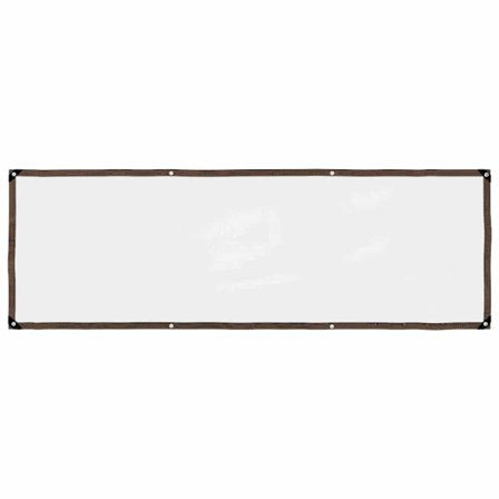 Klar presenning med öljetter 1x3 m polyeten