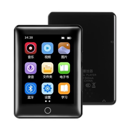 Metal Fuld Skærm MP3 Musik Afspiller Bluetooth Ekstern Play Mini Portable Walkman