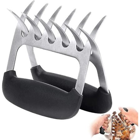 Pakkede kødkloer, bjørnekloer til pulled pork BBQ grill, røgegrill tilbehør Hy