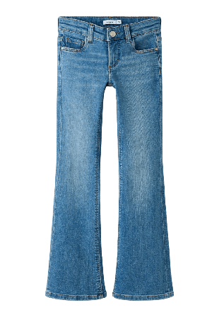 Name It NKFPOLLY LW BOOT JEANS 2340-FR T Dam Blå 128