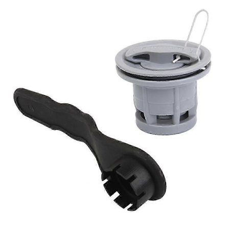 Dubbel Tätning Luftventil + Ventilnyckel För Uppblåsbar Båt Flotte Jolle Kajak Edition 0609