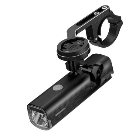 Super Bright Cykel Front Light Med Hållare Aluminium Legering Lampa