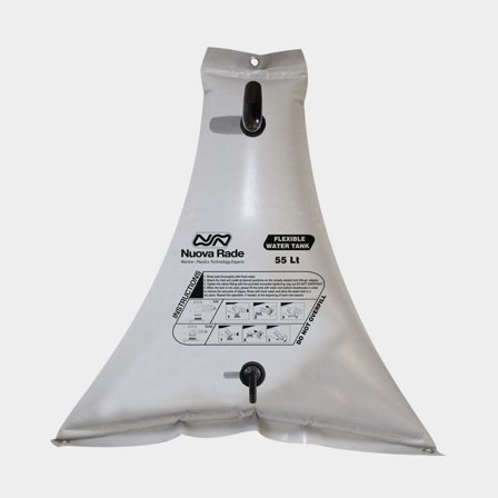 Réservoir d'eau pliable Nuova Rade Flexible Water Tanks, 100 liter, triangulaire, 114 x 116 x 21 mm, PVC, blanc