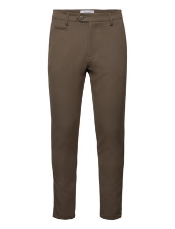Como Suit Pants - Seasonal Dressbukser Formelle Bukser Brun Les Deux*Betinget Tilbud