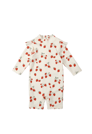 RIKIKI UV-dräkt för baby HANNA Badkläder Röd 74/80