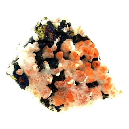 Kivet ja mineraalit. Hematoidikvartsi + kalkopyriitti. 4045,0 ct. Huxu, Jiangxi, Kiina.