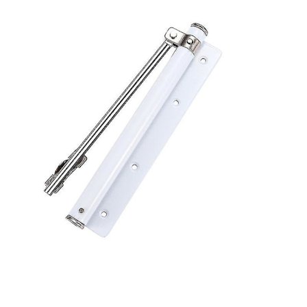 Oven Lukko, Ruostumaton Teräs Säädettävä Automaattinen Oven Lukko Jousi Itse Sulkeutuva Oven Lukko, valkoinen