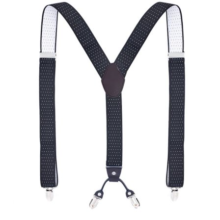 Aikuisten miesten neljän klipsin henkselit