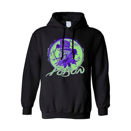 Poison Smoking Skull Hoodie