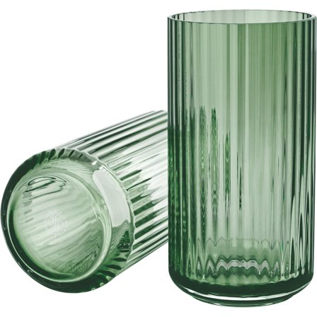 Lyngby porcelæn Lyngbyvasen 20 cm., glas - copenhagen green - Grøn | KitchenOne