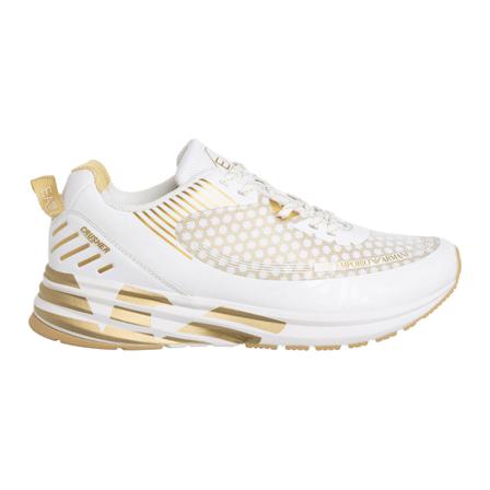 Emporio Armani EA7 women& Schoenen trainers sneakers Crusher Distance , Wit , Dames , Maat: 40 EU