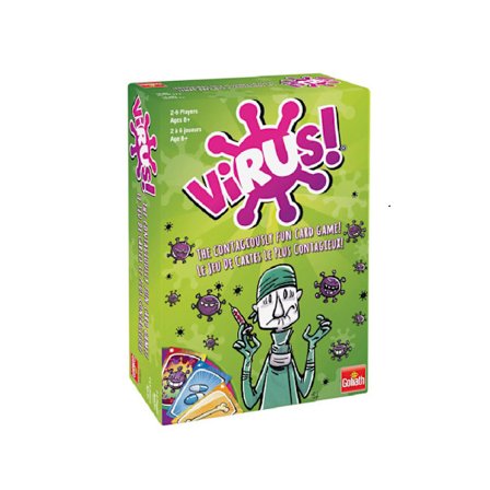 Virus! Kortspill for 2 til 6 spillere, fra 8 år og oppover