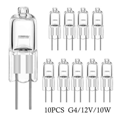10 kpl halogeenilamppuja kapselilamppuja G4-12V-10W G4-12V-10W G4-12V-10W