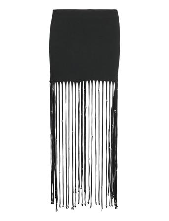 Light Jersey Maxi Skirt Langt Skjørt Svart ROTATE Birger Christensen*Betinget Tilbud