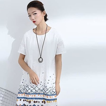 Wabjtam Dame Lagdelt Vedhæng Halskæde Vintage Smykker Mode Lang Strik Halskæde