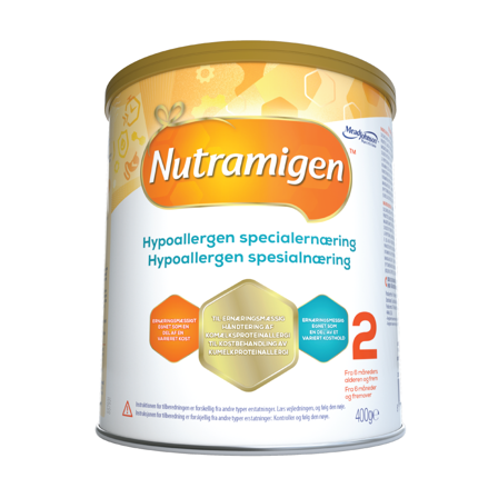 Nutramigen 2 hypoallergen spesialnæring (morsmelkerstatning), 6mnd+, 400 g