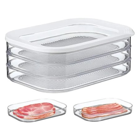 Crisper-laatikko, 22,5*16*8,5cm Jääkaapin säilytyslaatikko Ruokasäilytys