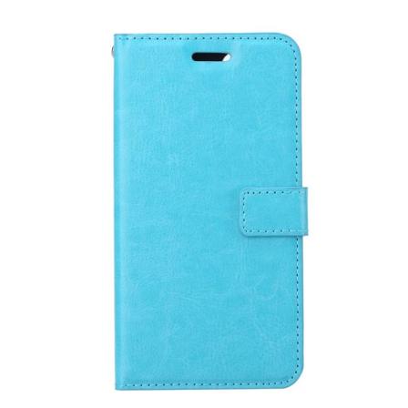 iPhone 11 Pro Max - Crazy Horse Plånboksfodral - Blå Blue Blå
