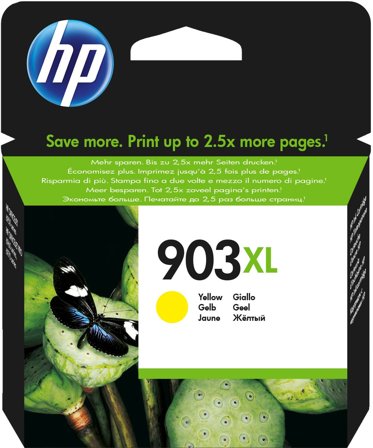 HP 903XL – gul originalpatron med hög kapacitet, 889894728968