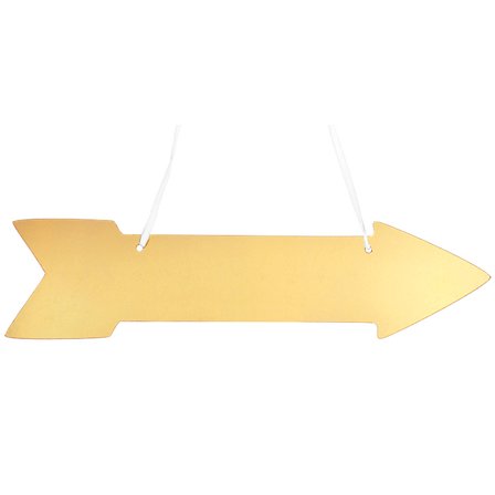 Skimrande Pilformad Skylt i Kartong - Bröllop Dekoration - Kalaslagret.se