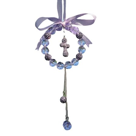 Kristal diamant bil bakspejl vedhæng dekoration