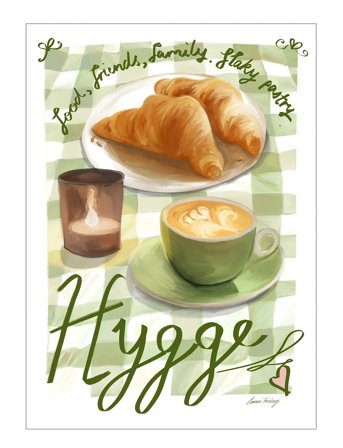 Poster & Frame Emma Forsberg - Hygge - Green - 70X100CM
