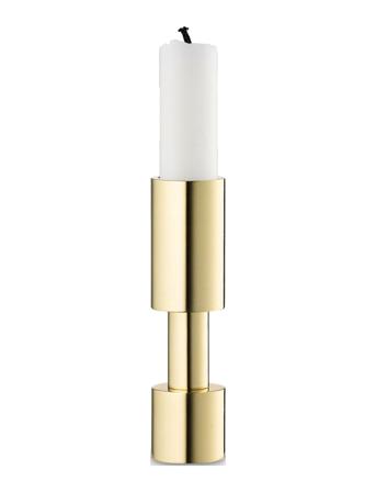 Sunday Lysestage Home Decoration Candlesticks & Tealight Holders Candlesticks Guld H. Skjalm P.