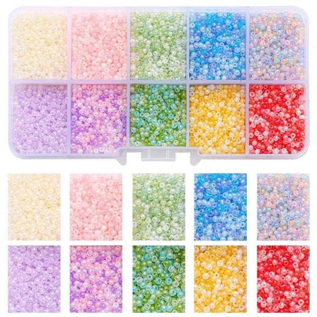 Lasihelmet - Siemenhelmet 2mm - Korujen valmistus - Tee itse