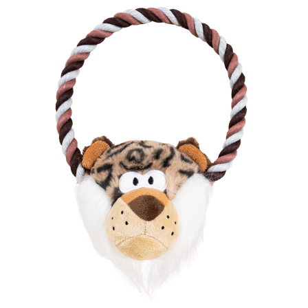 Pritax - Hundeleketøy Tigersson, 22x19x7cm, Flerfarget - Hund - Hundeleker & spill - Myke leker - ZOO.no