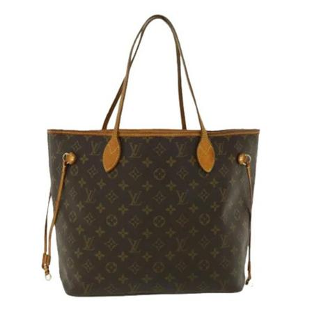 Louis Vuitton Vintage, Pre-owned Neverfull MM Monogram Bag Bruin, Dames, Maat:ONE Size