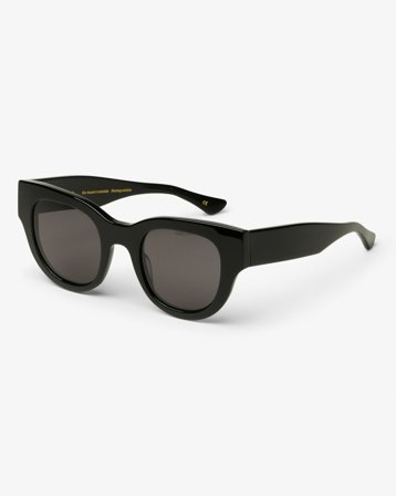 Sunglass 06 - Deep Black Solid - Black - One Size