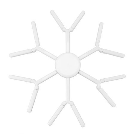 LED Garage Light 120W med 6 justerbare paneler E27 Super Bright pære Deformerbar garage loftlampe 6000 til 6500K 85 til 265V Hvid