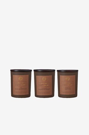 Wikholm Form - Stearinlys Yasu 20h - Brun - Duftlys & duftpinde - Fra Homeroom