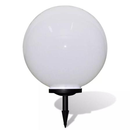 Vidaxl Utomhuslampa Led 50 Cm Med Markspett Vit